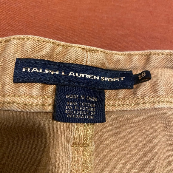 Polo Ralph Lauren Sport Whitlyn Jod Khaki Moto Riding Pants 28 - Picture 3 of 9